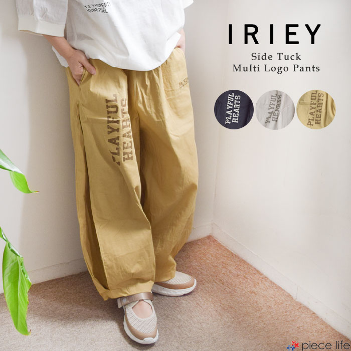 Ryo さん IRIEY ツイル脇タックマルチロゴパンツ クロ 楽天市場】【20%OFFクーポン/2025春夏新作】アイリー iriey